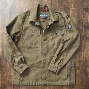 Eddie Bauer Men's Mountain Ops Brown Shirt Jacket